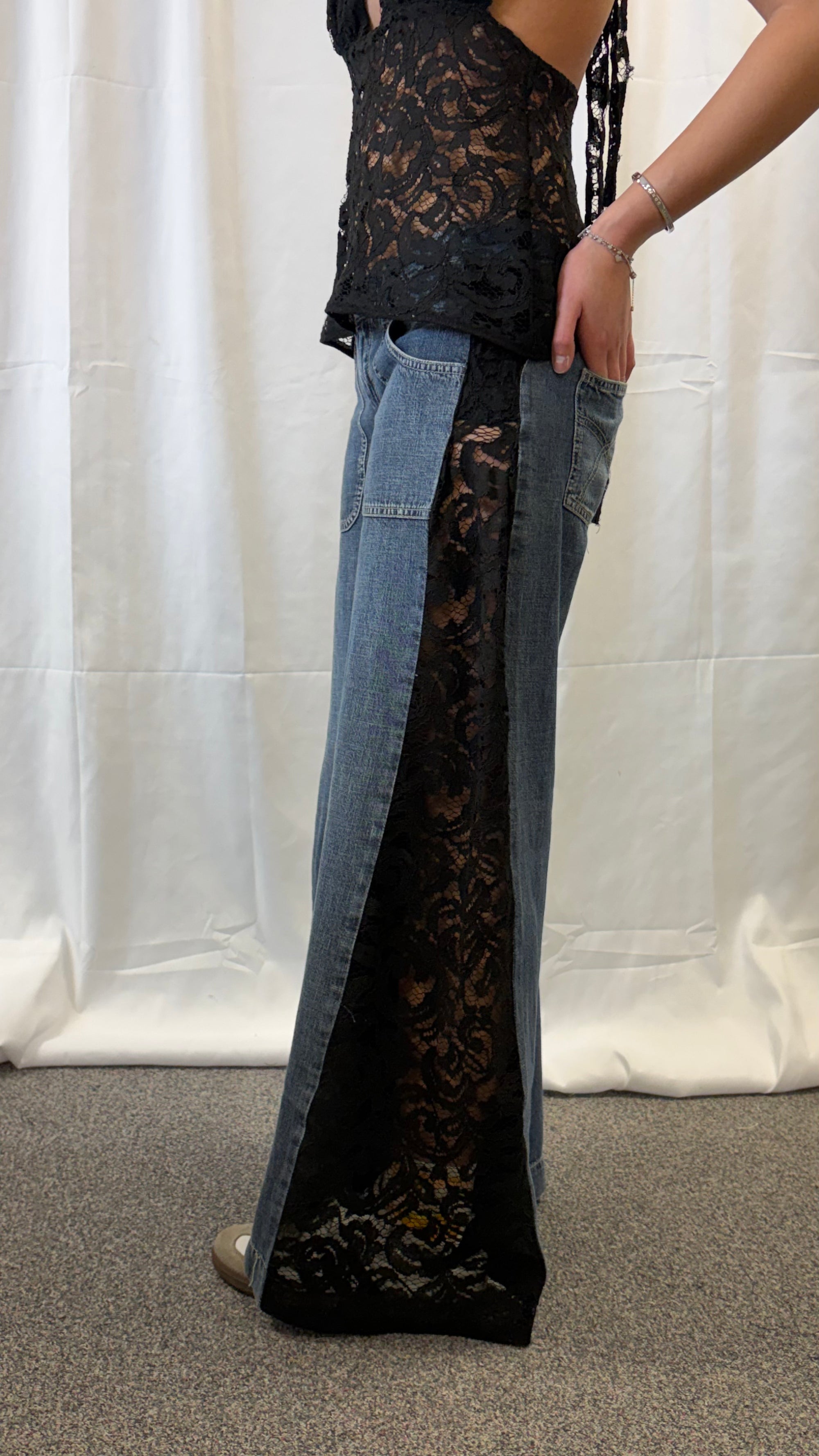 Jean dentelle - Taille 36