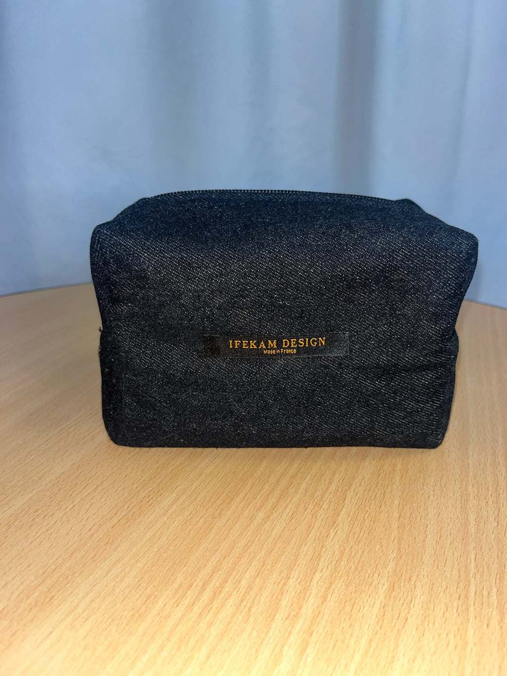 Pochette noire denim