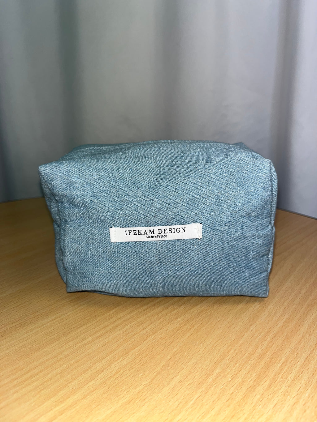 Pochette bleu denim