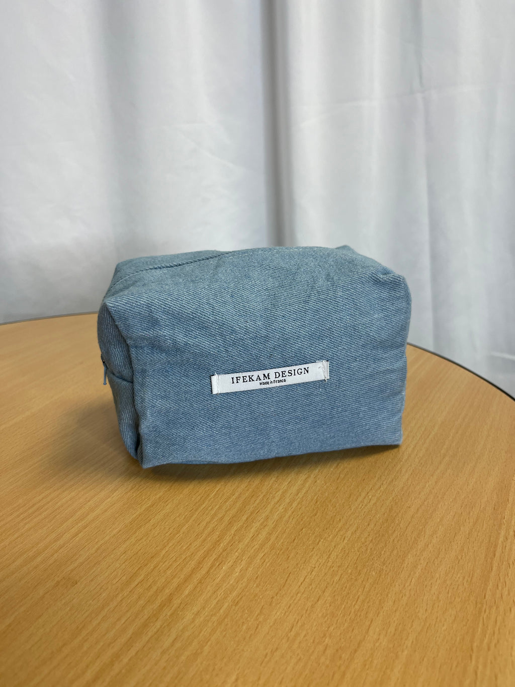 Pochette bleu denim