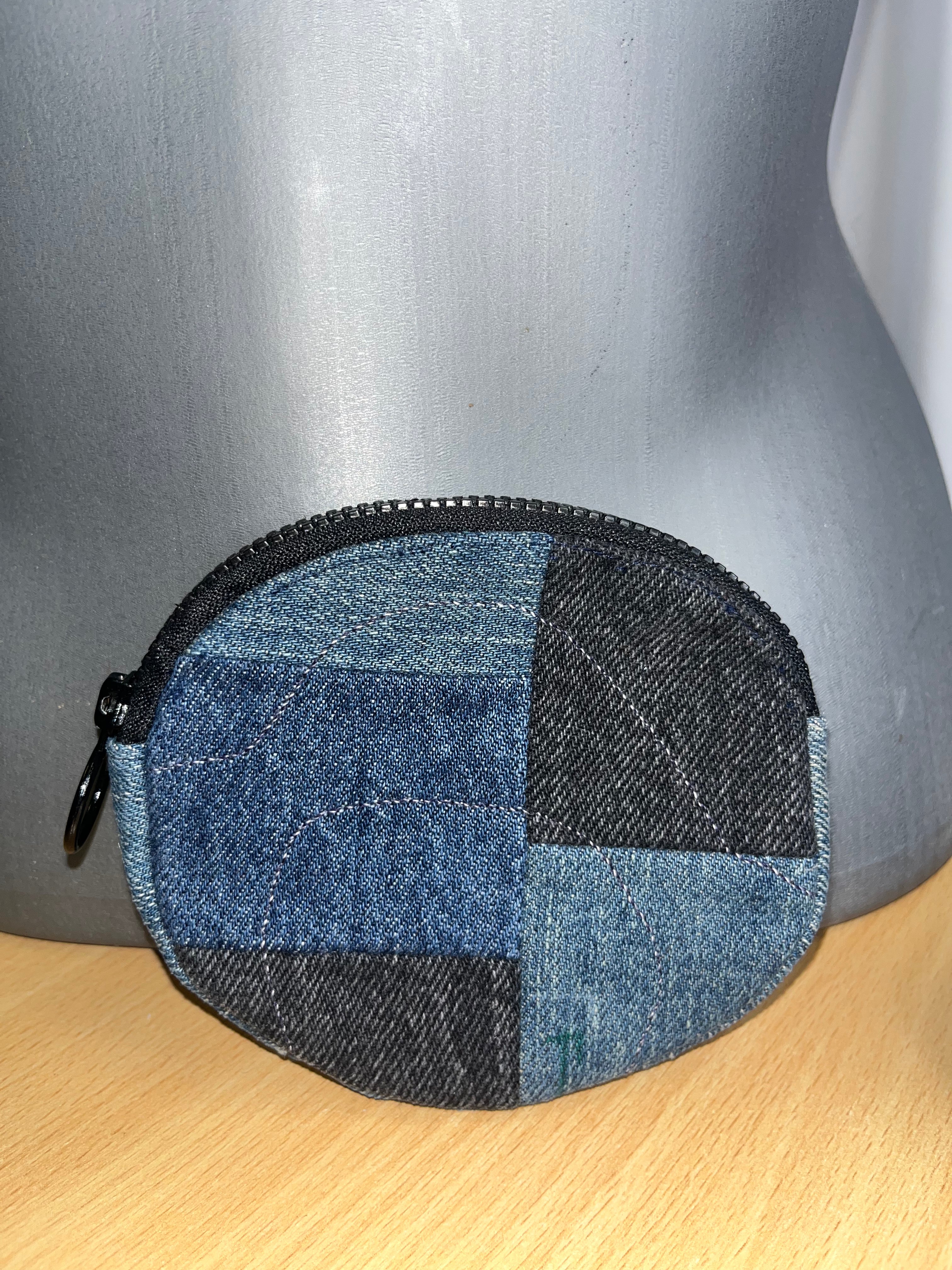 Porte-monnaie Patchwork Denim