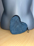 Porte-monnaie Denim "Cœur"