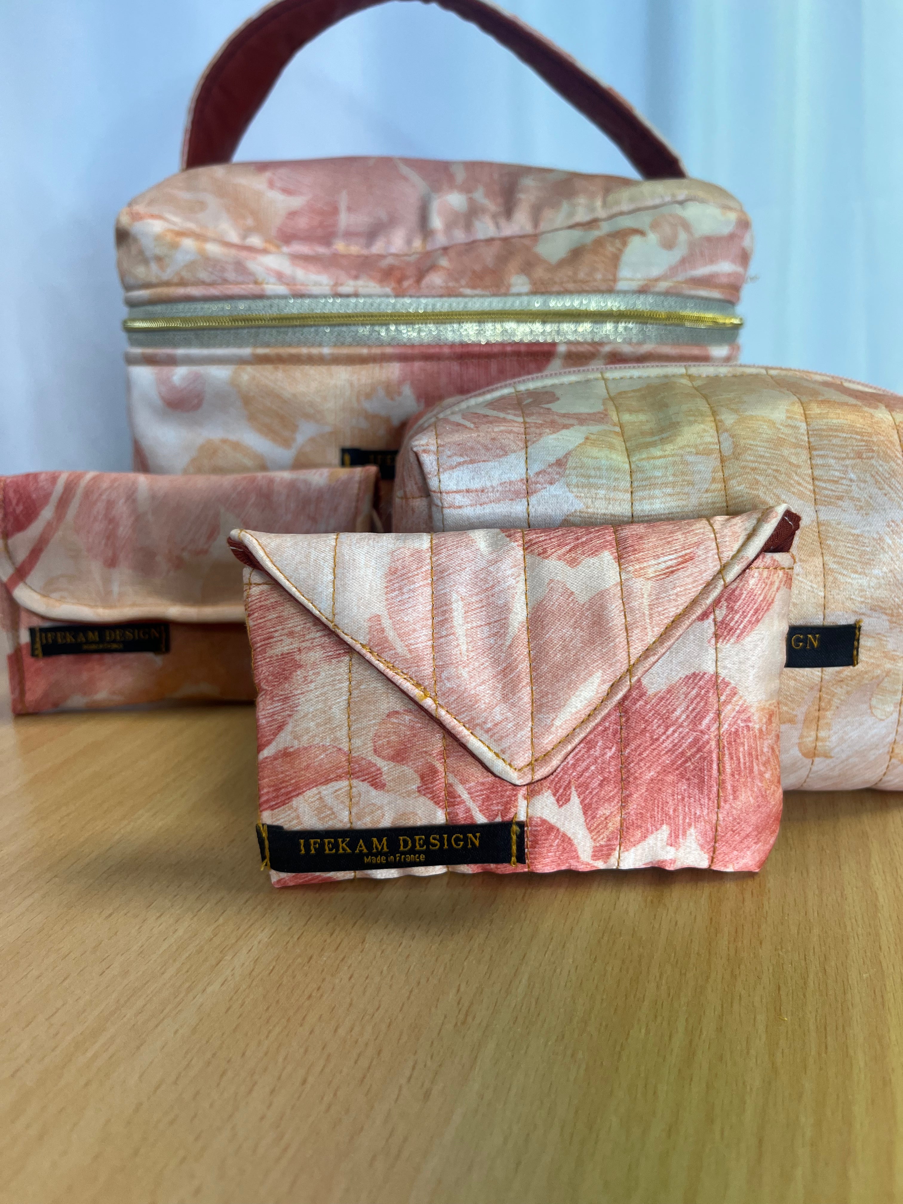 lot de pochettes de toilette/rangement