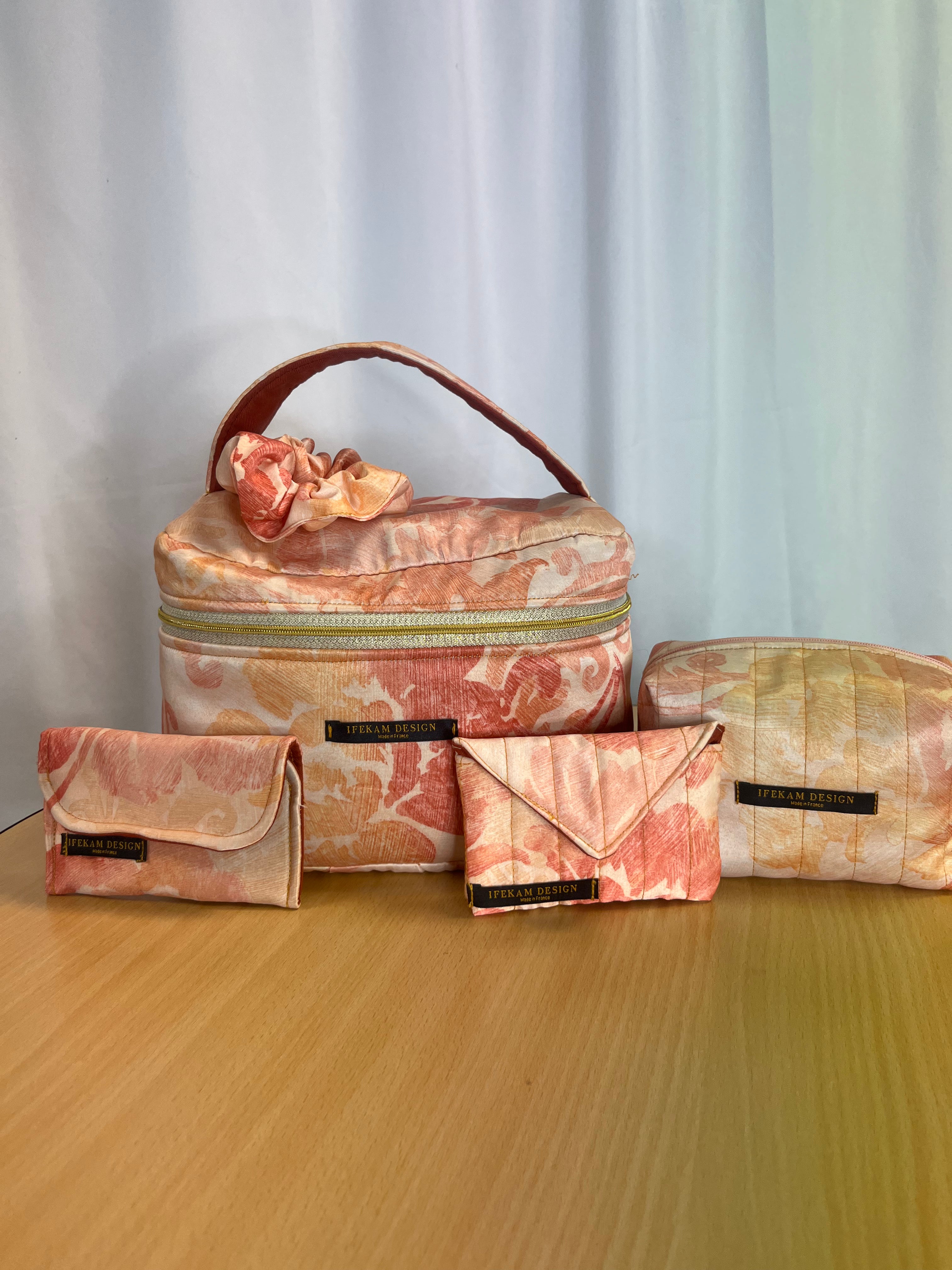 lot de pochettes de toilette/rangement