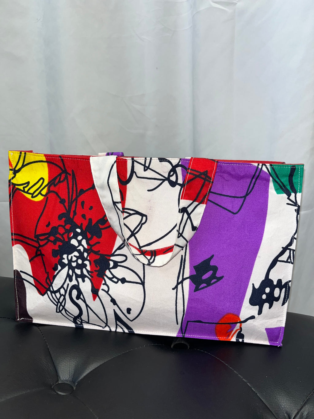 Sac à main de ville en wax