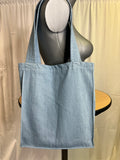 Petit tote bag Denim Minimaliste