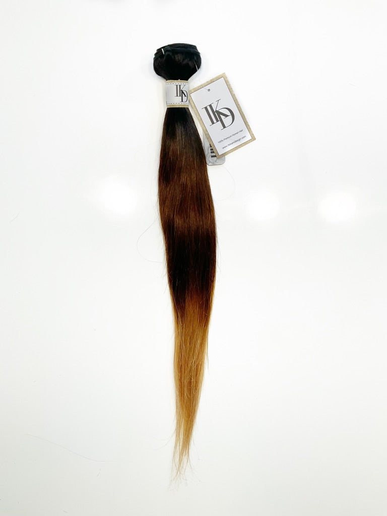 Extension de Cheveux Lisse Human Hair Tie and Dye