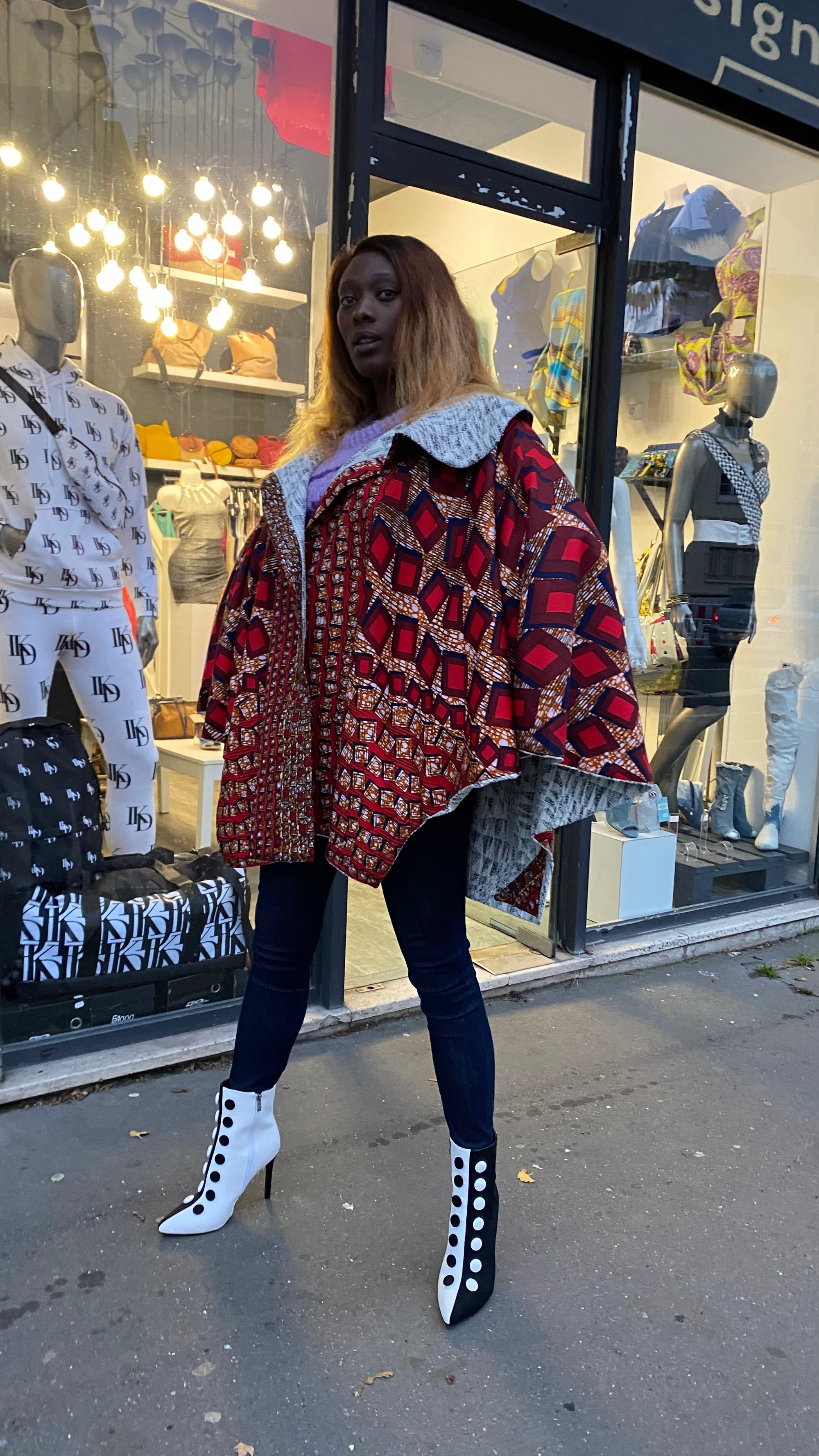 Reversible stylish cape