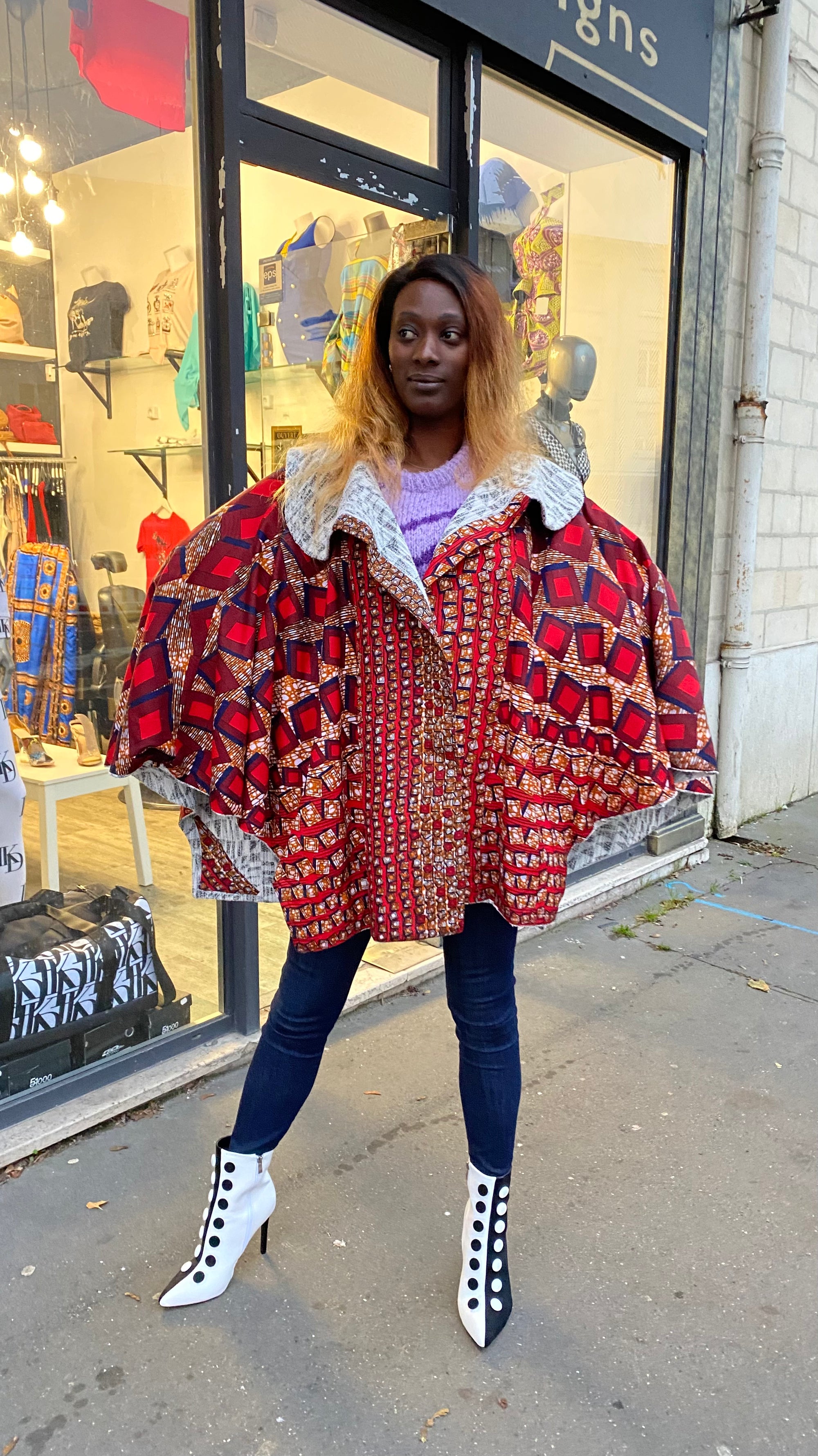 Reversible stylish cape