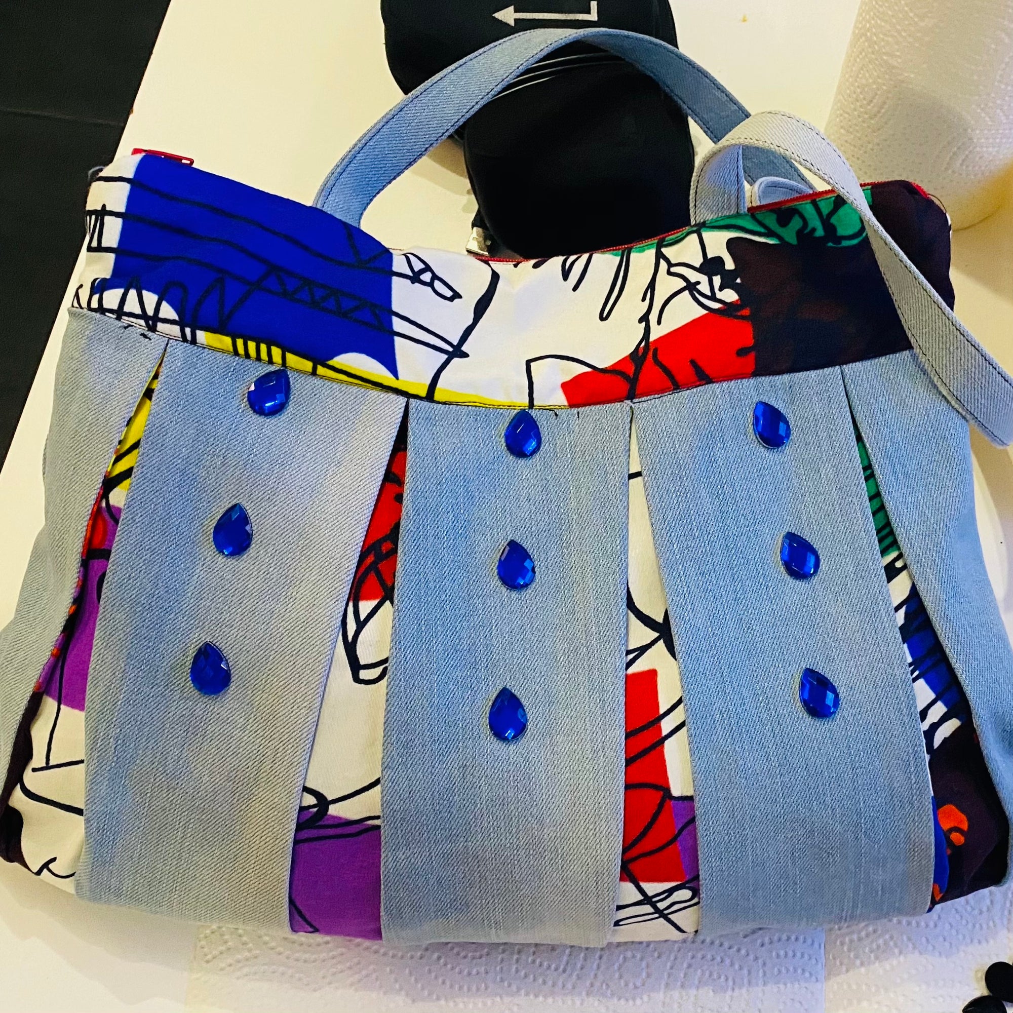 Sac Fourre-Tout Wax&Jean à Strass