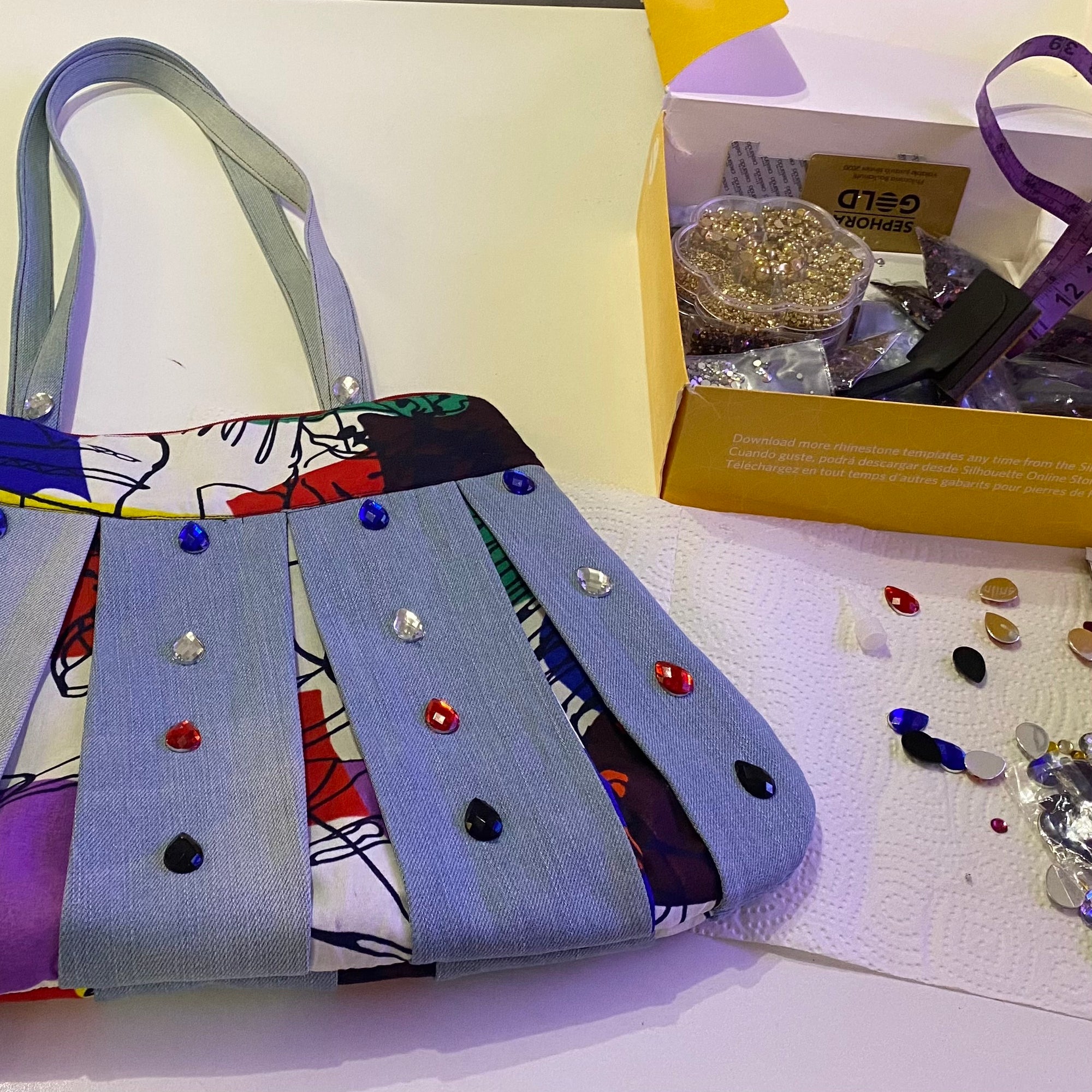 Sac Fourre-Tout Wax&Jean à Strass