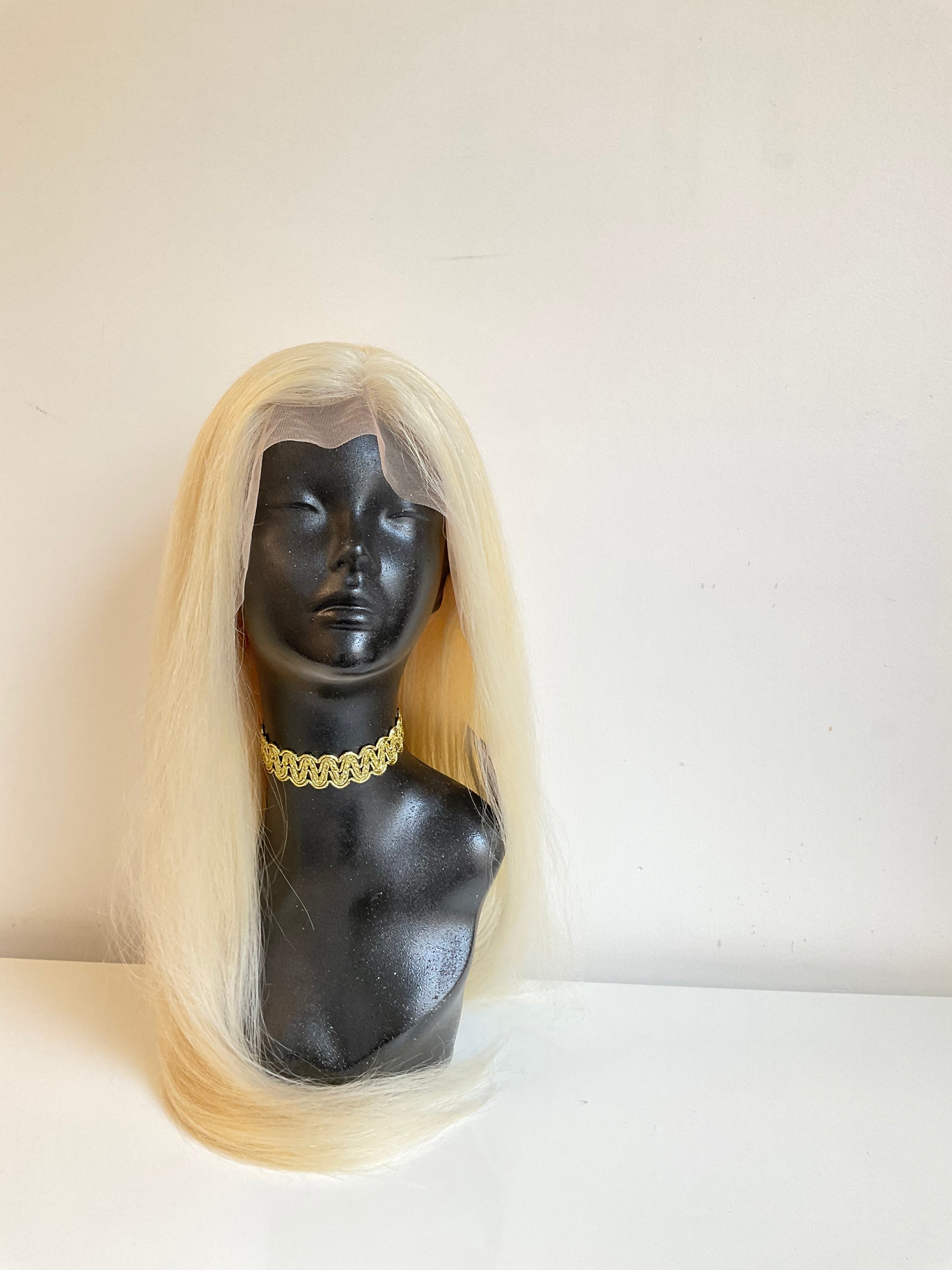Perruque Blonde Human Hair 10A