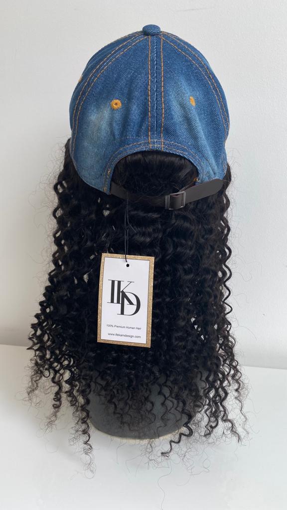 Jerry Curl Cap Wig (Human Hair)