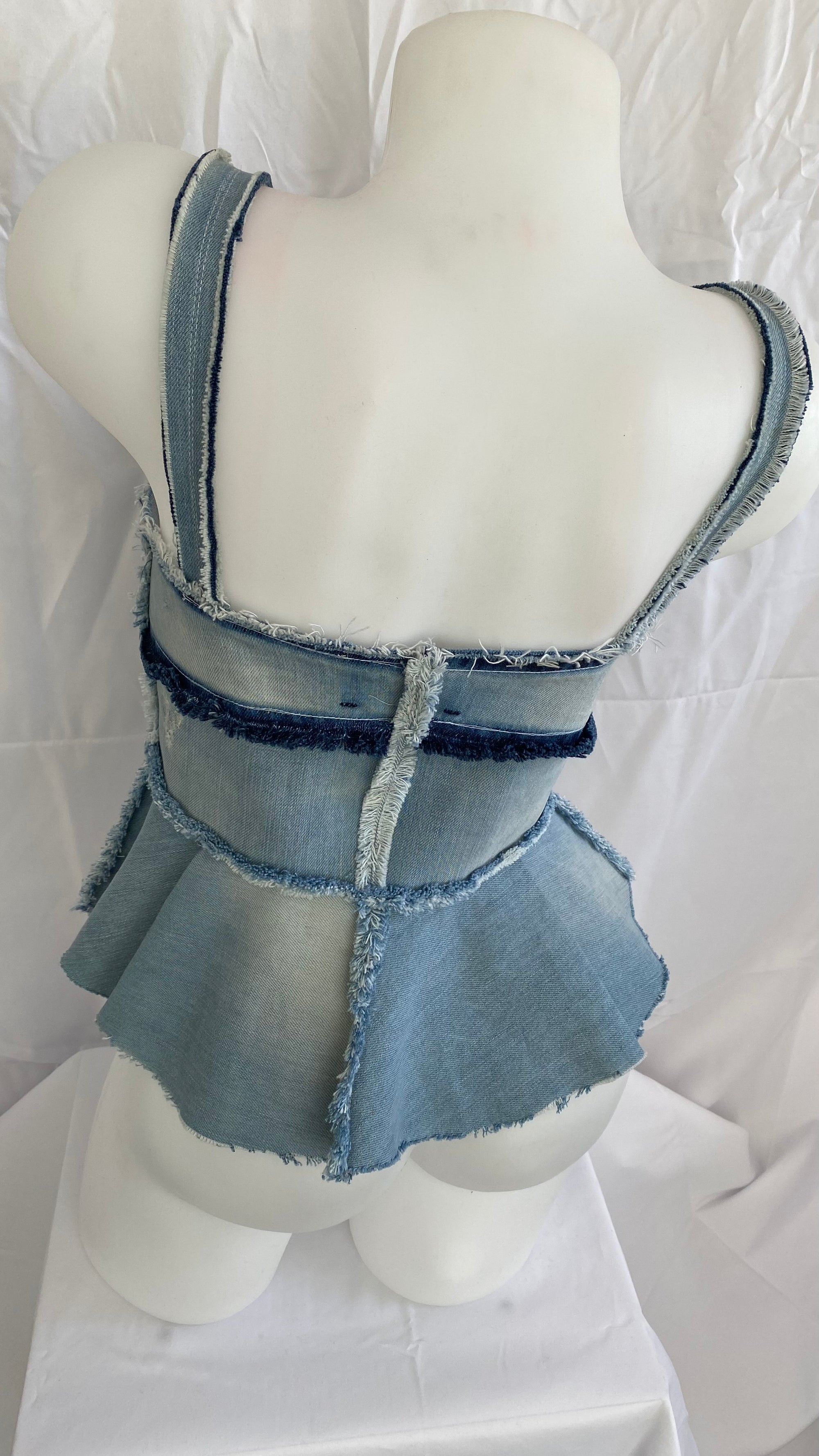 Bustier en jean