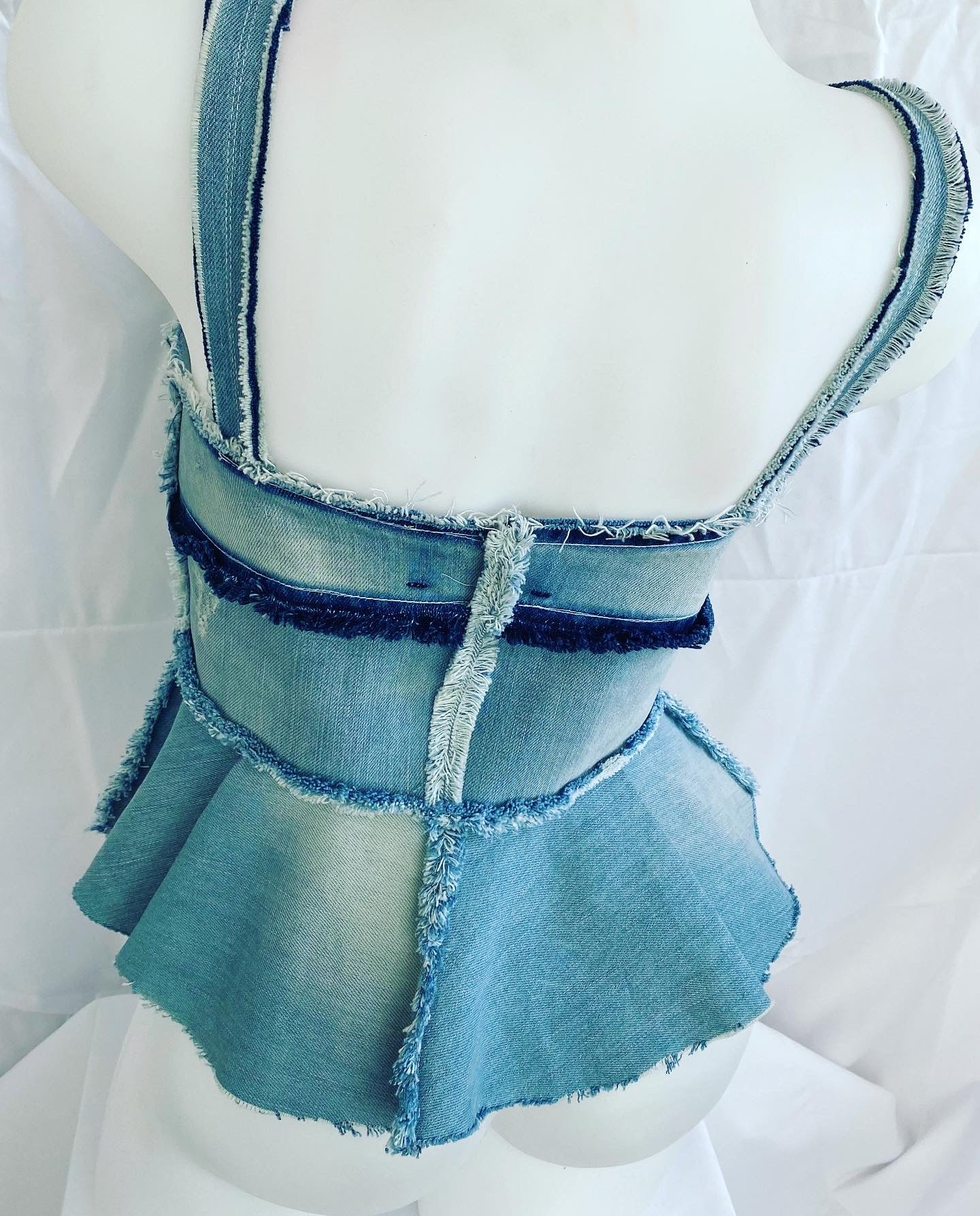 Bustier en jeans #Ifekam