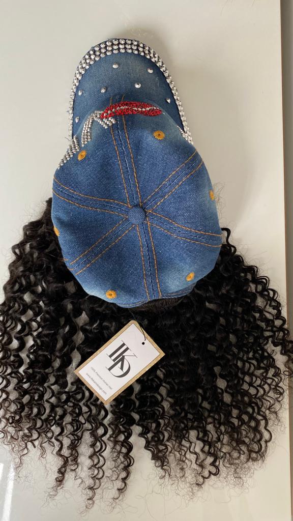 Jerry Curl Cap Wig (Human Hair)