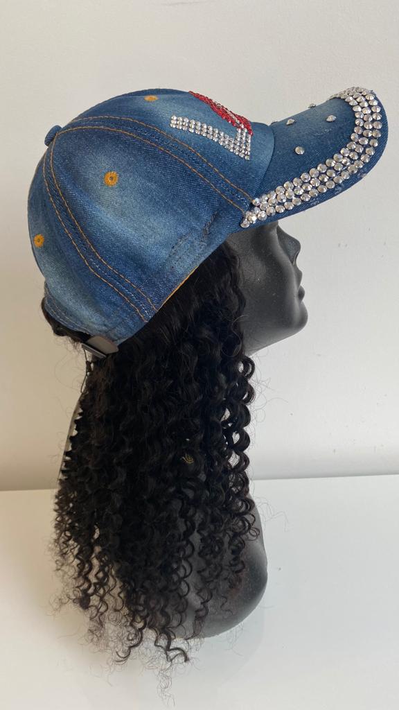 Jerry Curl Cap Wig (Human Hair)