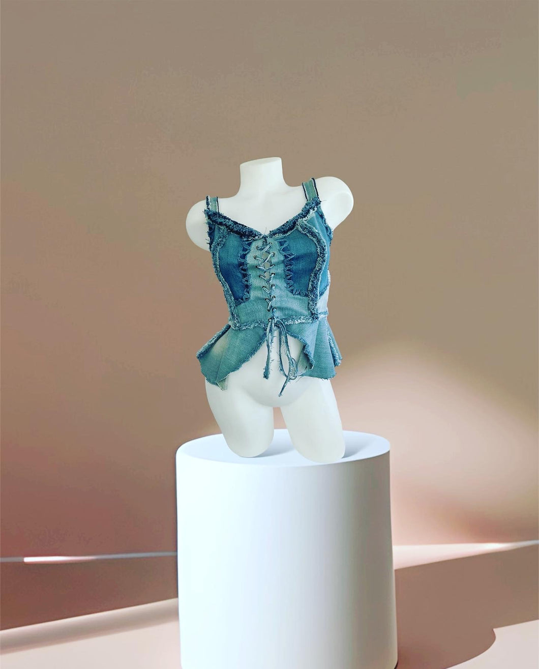 Bustier en jeans #Ifekam