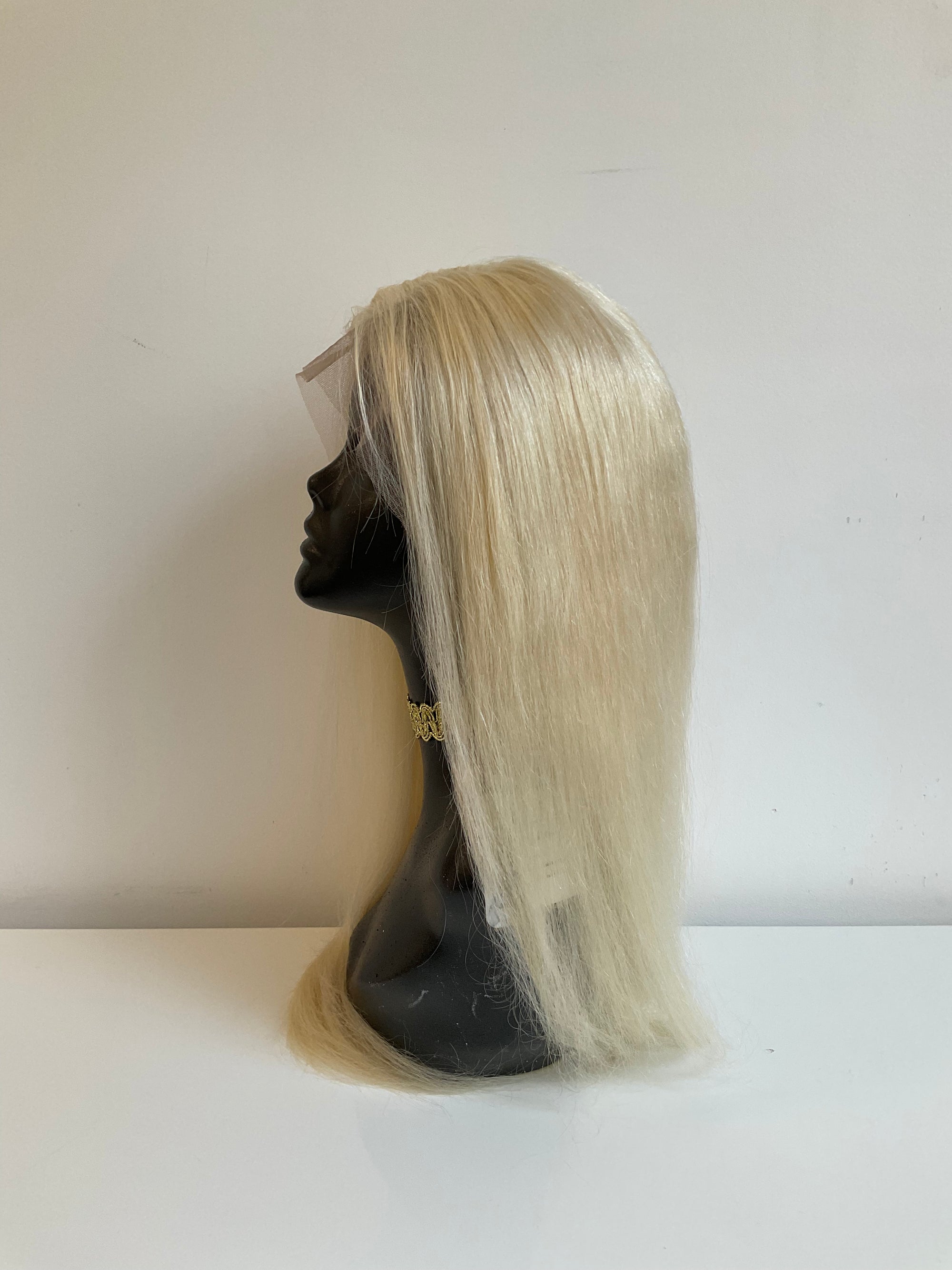 Perruque Blonde Human Hair 10A